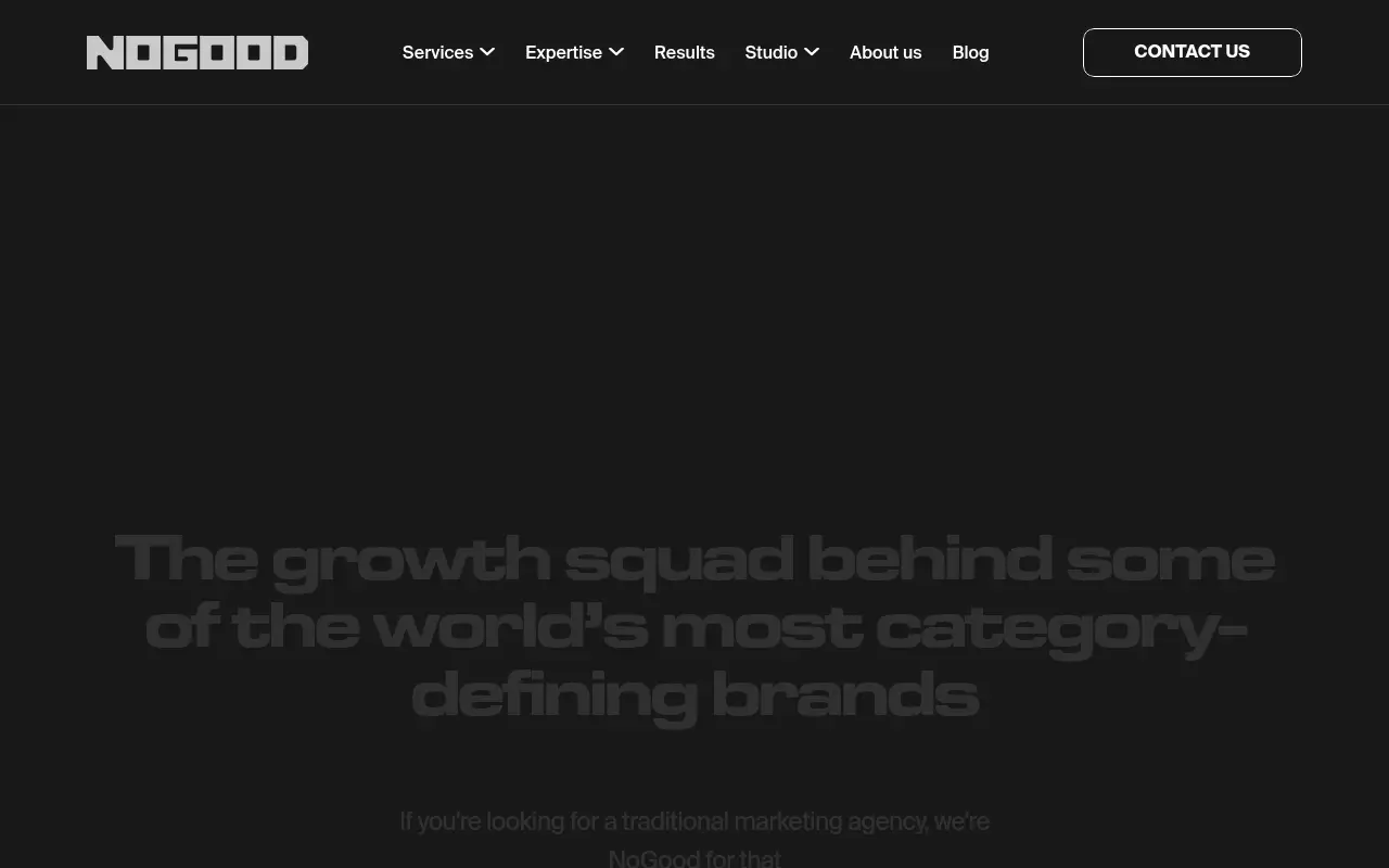 NoGood homepage