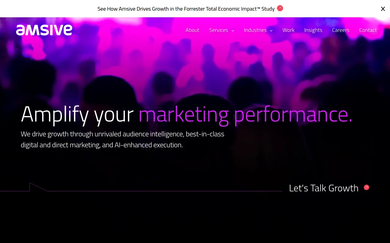 Amsive homepage