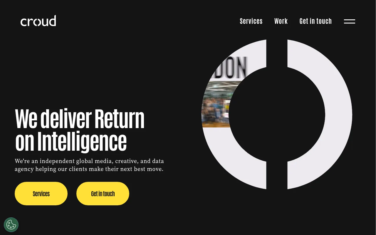 Croud homepage