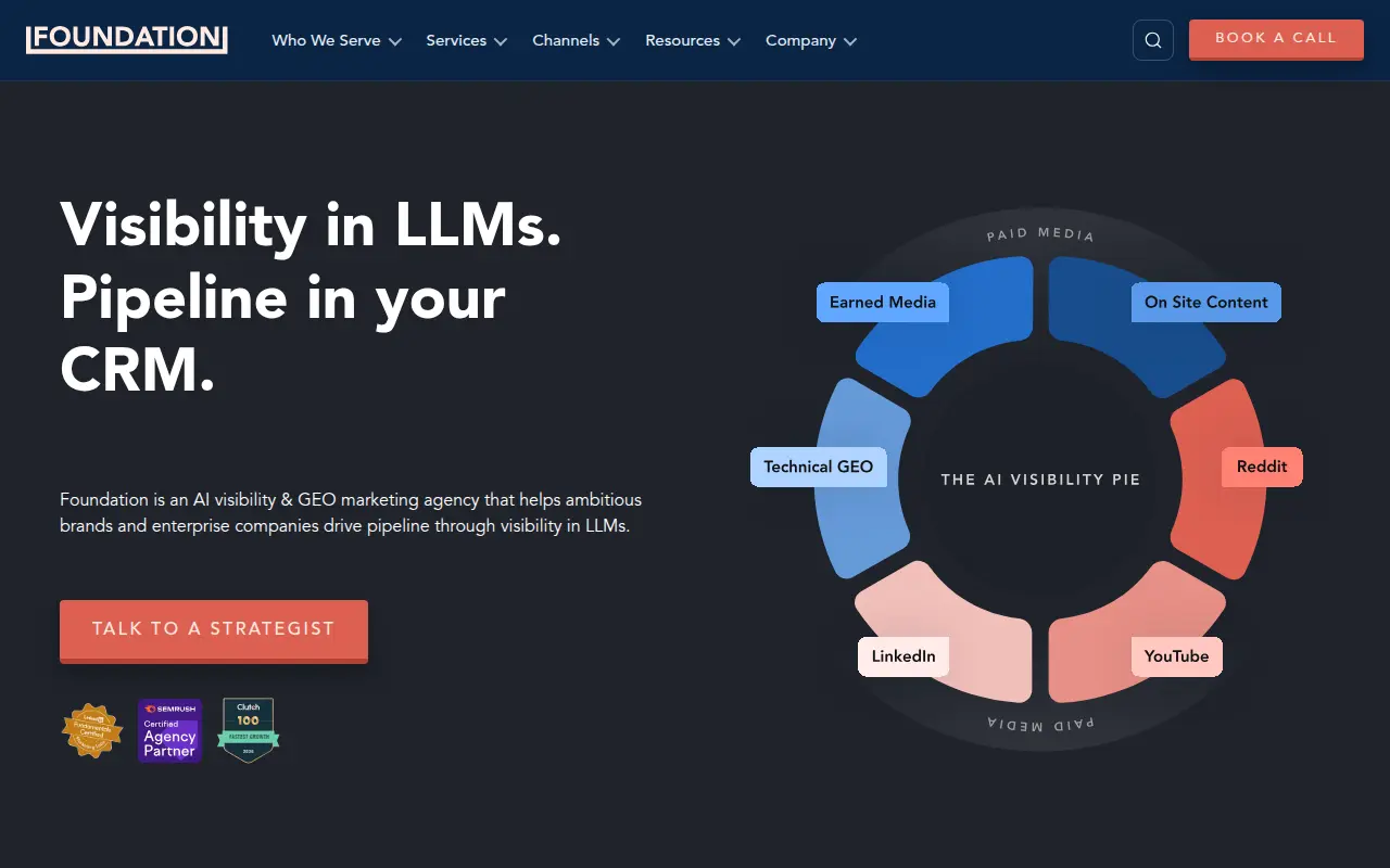 Foundation homepage