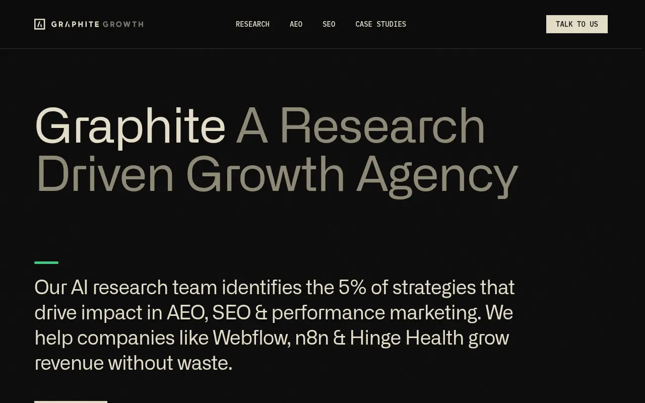 Graphite homepage