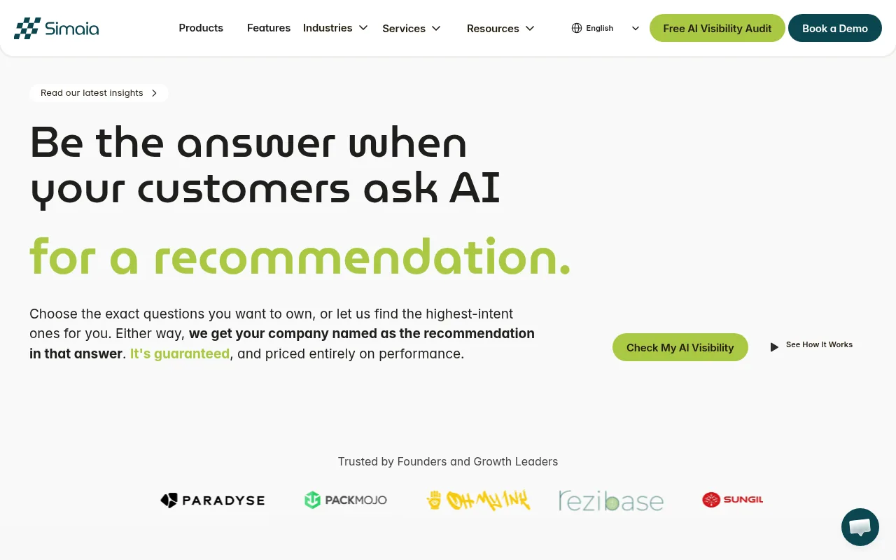 Simaia homepage