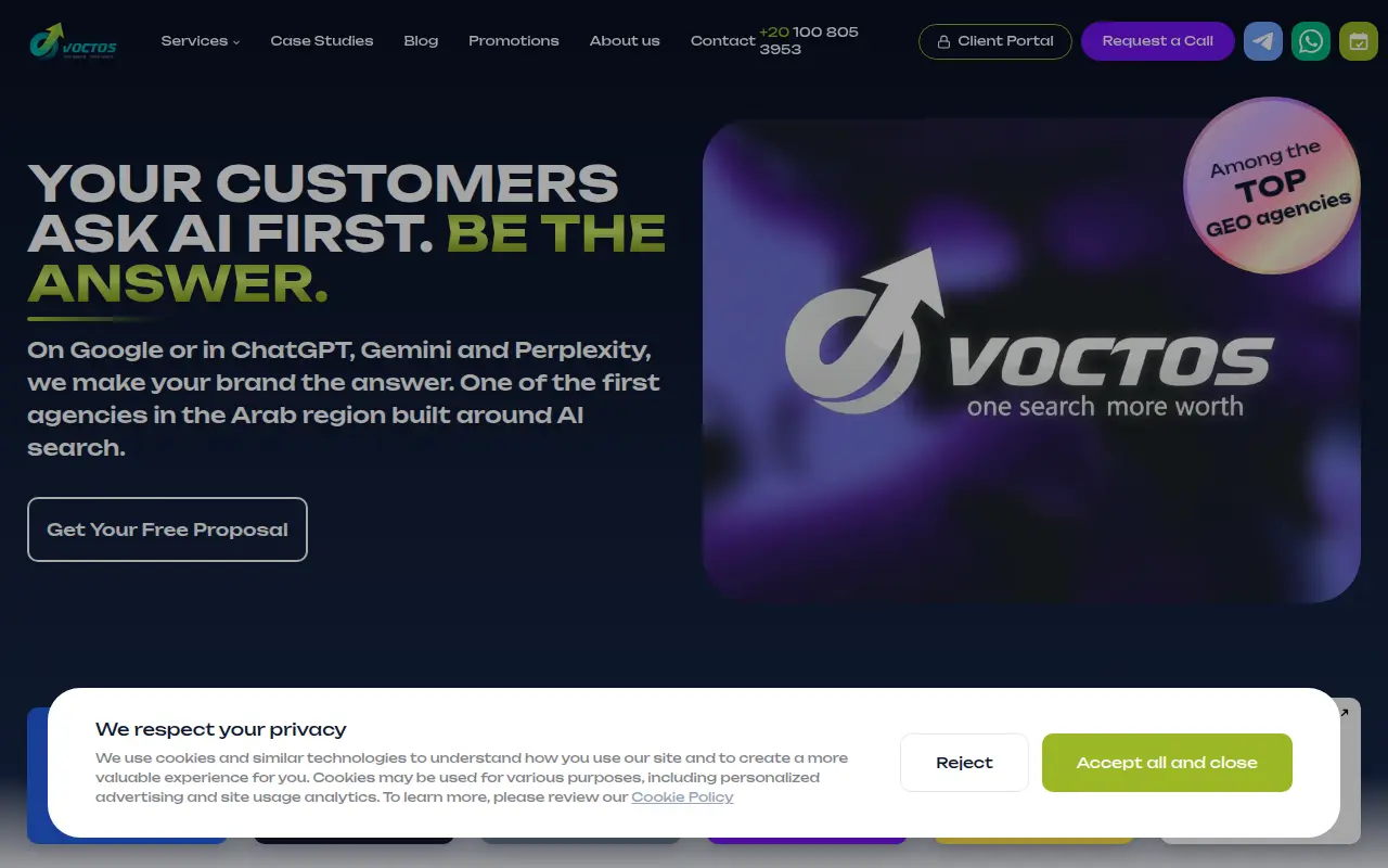 VOCTOS homepage