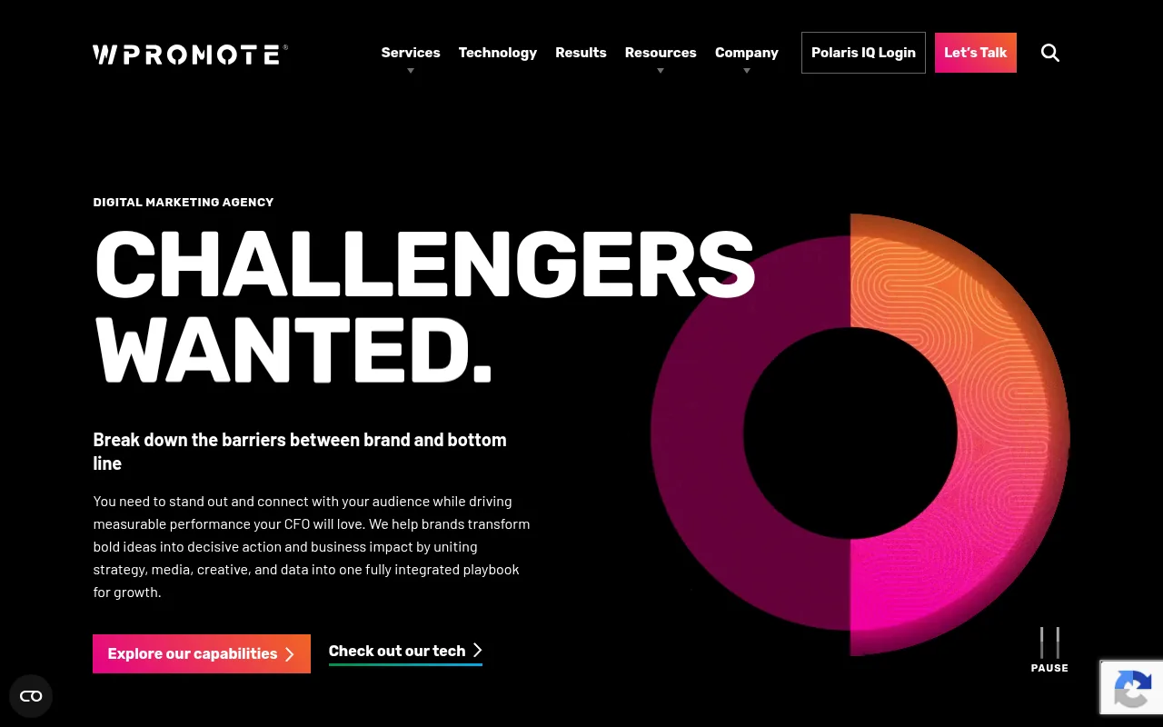 Wpromote homepage